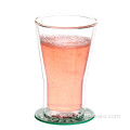 Double Wall Borosilicate Glass Mug For Green Tea